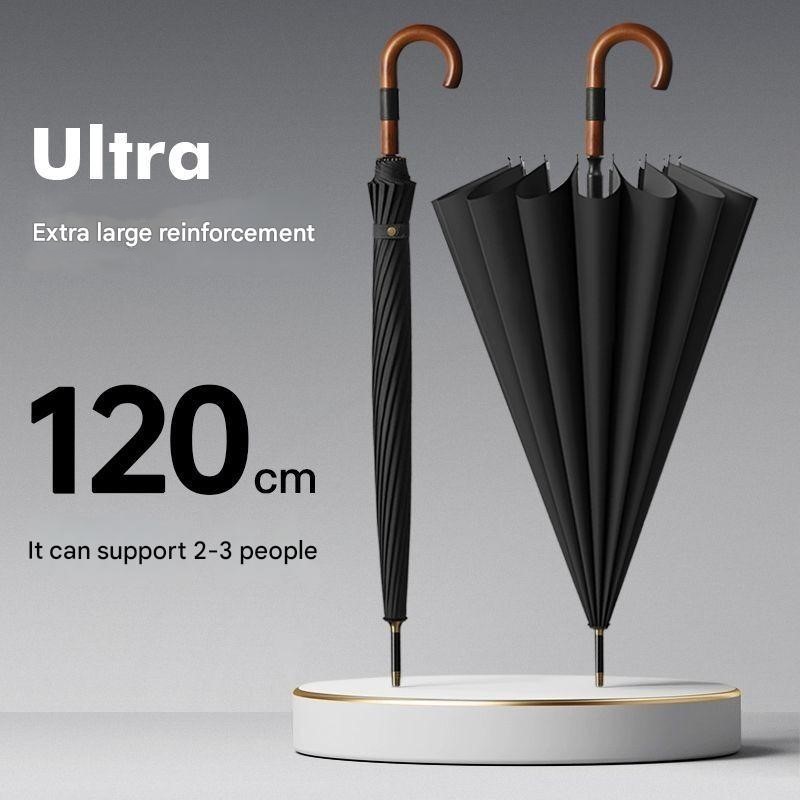 Golf Umbrella Large - ร่มกอล์ฟ 16 ซี่โครง ขนาดใหญ่พิเศษ ด้ามจับยาว แข็งแรง