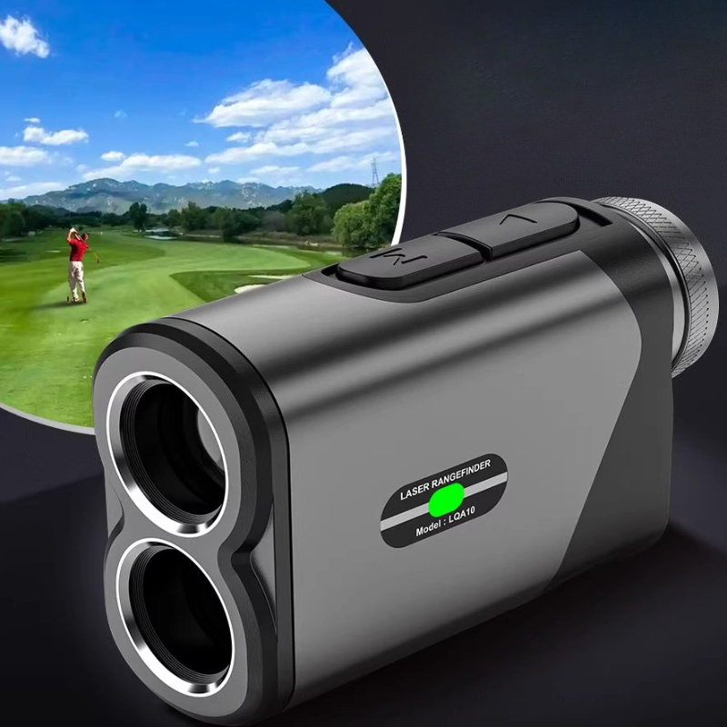 Golf Rangefinder - เครื่องวัดระยะเลเซอร์มินิกอล์ฟแบบพกพาสำหรับกิจกรรมกลางแจ้ง เครื่องวัดระยะไกลแบบมือถือ อุปกรณ์กีฬาโลหะ