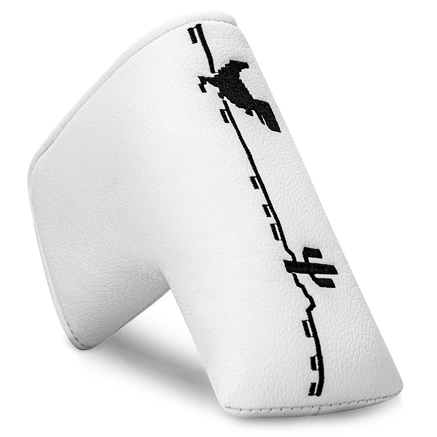 Golf Putter - ฝาครอบพัตเตอร์กอล์ฟลายไดโนเสาร์และกระดูกไขว้ - ใช้ได้กับหัวแบบ Blade, ฝาครอบหัวแบบมีซับในนุ่ม, อุปกรณ์เสริมไม้กอล์ฟที่ทนทาน