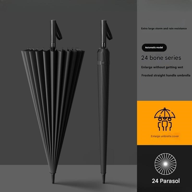 Golf Umbrella - ร่มกอล์ฟธุรกิจแบบยาว 24 ก้าน ขยายใหญ่ขึ้น หนาขึ้น เสริมความแข็งแรง