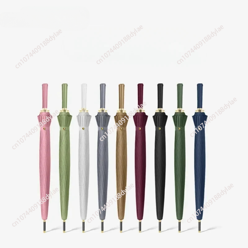 Golf Umbrella - ด้ามยาวธุรกิจขนาดใหญ่ร่มคุณภาพ 24 กระดูกฝนลมร่มกันแดดเดินทางกอล์ฟร่มกลางแจ้งร่มอัตโนมัติ