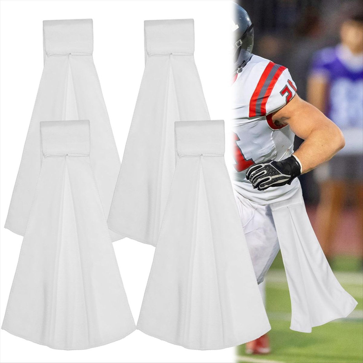 POPULAR-4 ชิ้น ผ้าขนหนูฟุตบอล  - Golf Towel บทวิจารณ์และราคา