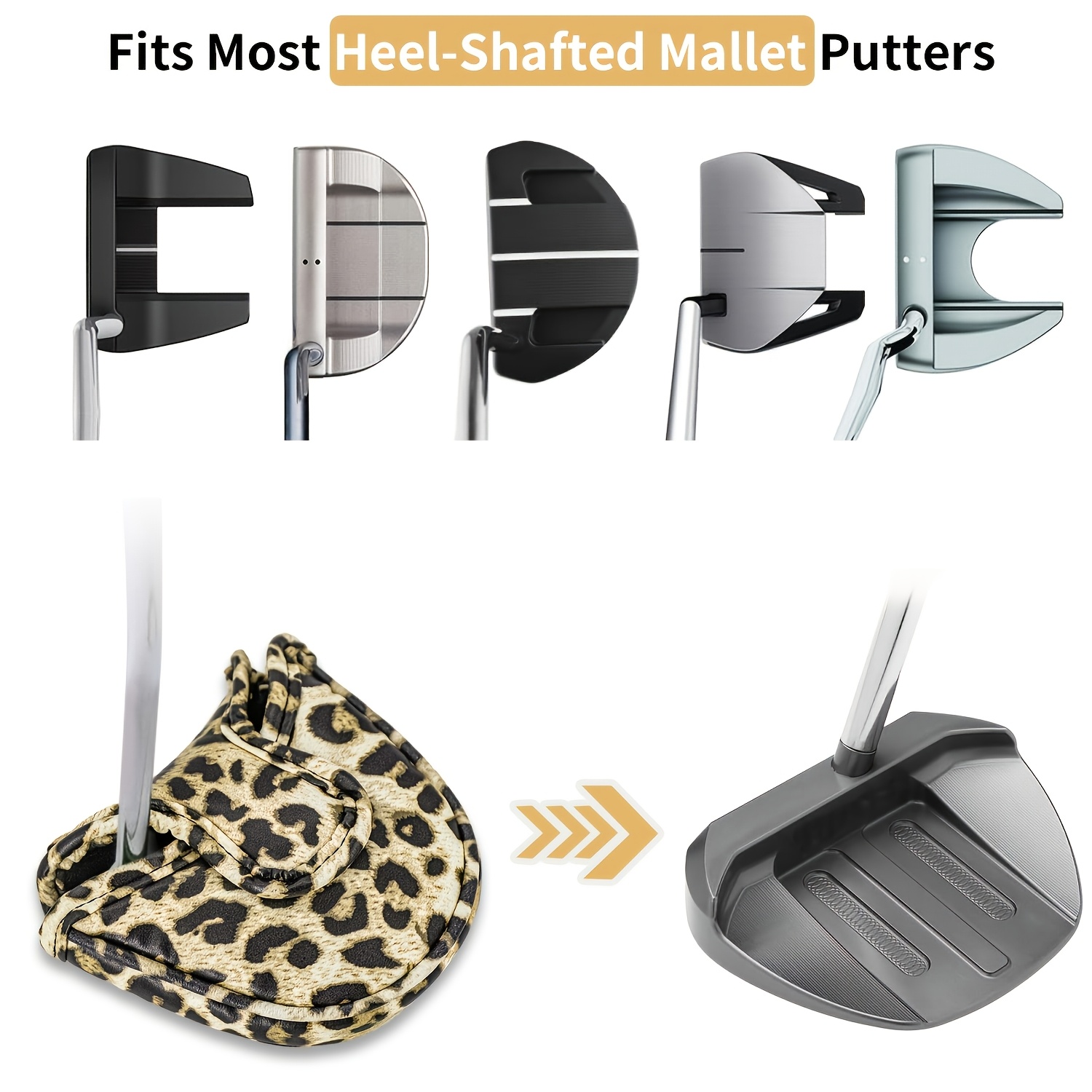 ปลอกหุ้มหัวไม้พัตเตอร์ลายเสือด - Golf Putter บทวิจารณ์และราคา