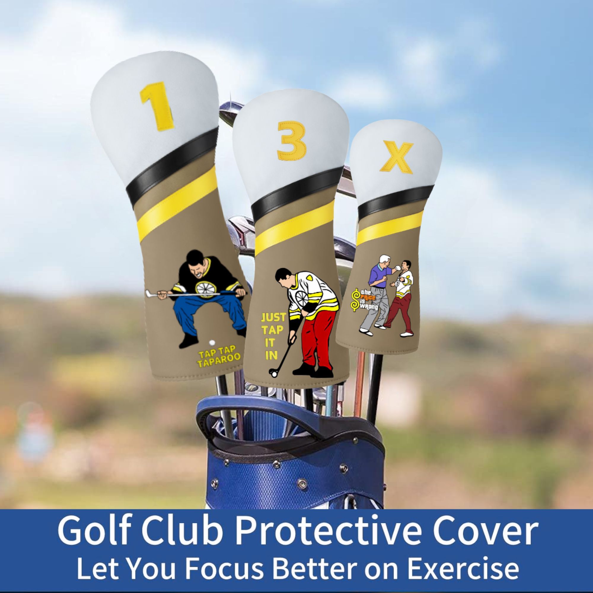 ปลอกคลุมไม้กอล์ฟลายตลกๆ สำหรับ - Golf Driver บทวิจารณ์และราคา